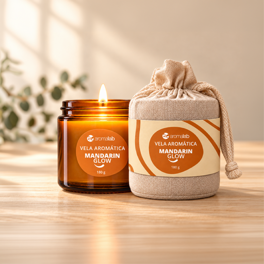 Vela Aromática Mandarine Glow